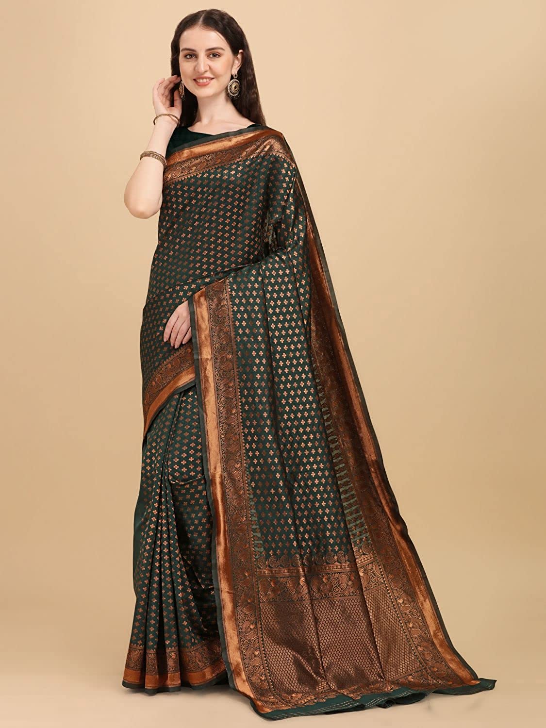 Zari Woven Kanjeevaram Silk Saree