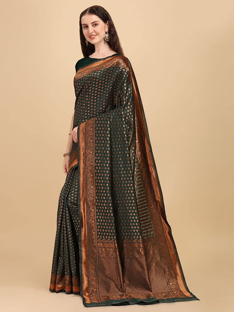Zari Woven Kanjeevaram Silk Saree