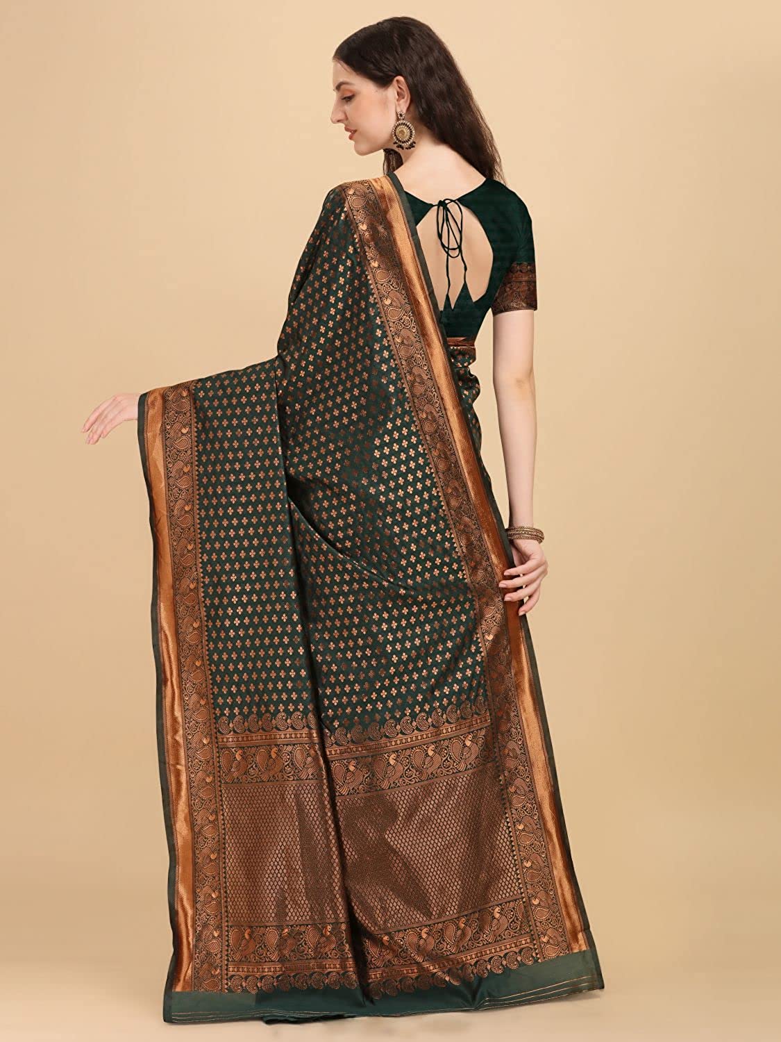 Zari Woven Kanjeevaram Silk Saree